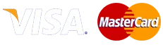 We accept MasterCard and Visa